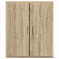 vidaXL Sideboards Cupboard Cabinet Highboard 2 pcs Sonoma Oak Engineered Wood - Additional view 4