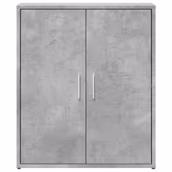 vidaXL Sideboards Storage Cupboard Cabinet 2 pcs Concrete Grey Engineered Wood - Additional view 4