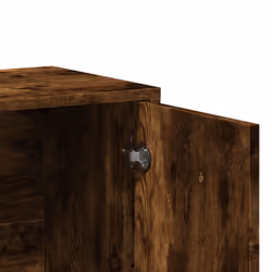 vidaXL Sideboards Cupboard Cabinet Highboard 2 pcs Smoked Oak Engineered Wood - Additional view 7