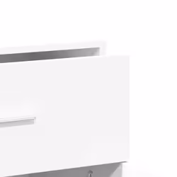 vidaXL Sideboards Cupboard Side Cabinet Highboard 2 pcs White Engineered Wood - Additional view 7