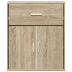 vidaXL Sideboards Cupboard Cabinet Highboard 2 pcs Sonoma Oak Engineered Wood - Additional view 4