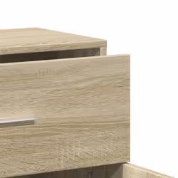 vidaXL Sideboards Cupboard Cabinet Highboard 2 pcs Sonoma Oak Engineered Wood - Additional view 7