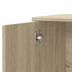 vidaXL Sideboards Cupboard Cabinet Highboard 2 pcs Sonoma Oak Engineered Wood - Additional view 8