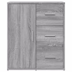 vidaXL Sideboards Cupboard Cabinet Highboard 2 pcs Grey Sonoma Engineered Wood - Additional view 4