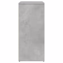vidaXL Sideboards Cupboard Storage Cabinet 2 pcs Concrete Grey Engineered Wood - concrete grey - Additional view 5