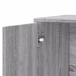 vidaXL Sideboards Cupboard Storage Cabinet 2 pcs Concrete Grey Engineered Wood - grey sonoma - Additional view 8