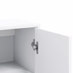vidaXL Sideboards Cupboard Side Cabinet Highboard 2 pcs White Engineered Wood - Additional view 7