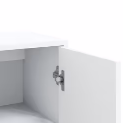 vidaXL Sideboards Cupboard Side Cabinet Highboard 3 pcs White Engineered Wood - Additional view 6