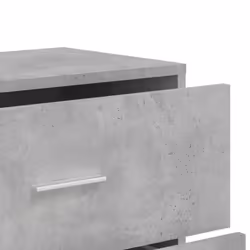 vidaXL Sideboards Storage Cupboard Cabinet 2 pcs Concrete Grey Engineered Wood - Additional view 7