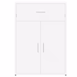 vidaXL Sideboards Cupboard Side Cabinet Highboard 2 pcs White Engineered Wood - Additional view 4