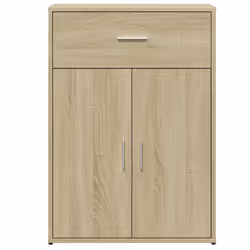 vidaXL Sideboards Cupboard Cabinet Highboard 2 pcs Sonoma Oak Engineered Wood - Additional view 4