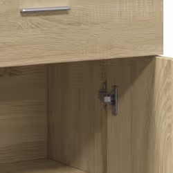 vidaXL Sideboards Cupboard Cabinet Highboard 2 pcs Sonoma Oak Engineered Wood - Additional view 7