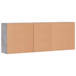 vidaXL Sideboards Cupboard Storage Cabinet Highboard 3 pcs Engineered Wood - concrete grey - Additional view 5