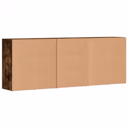 vidaXL Sideboards Cupboard Storage Cabinet Highboard 3 pcs Engineered Wood - smoked oak - Additional view 5