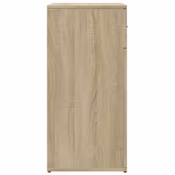 vidaXL Sideboards Cupboard Storage Cabinet 2 pcs Concrete Grey Engineered Wood - sonoma oak - Additional view 5