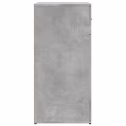 vidaXL Sideboards Cupboard Storage Cabinet 2 pcs Concrete Grey Engineered Wood - concrete grey - Additional view 5
