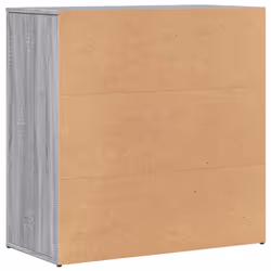vidaXL Sideboards Cupboard Storage Cabinet 2 pcs Concrete Grey Engineered Wood - grey sonoma - Additional view 6