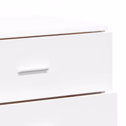 vidaXL Sideboards Cupboard Side Cabinet Highboard 2 pcs White Engineered Wood - Additional view 7