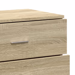 vidaXL Sideboards Cupboard Cabinet Highboard 2 pcs Brown Oak Engineered Wood - sonoma oak - Additional view 7