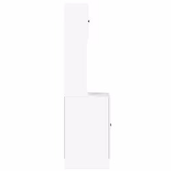 vidaXL Kitchen Cabinet Storage Unit Sideboard Tall Cupboard Engineered Wood - white, 60 x 50 x 180 cm - Additional view 4