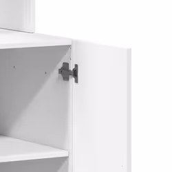vidaXL Kitchen Cabinet Storage Unit Sideboard Tall Cupboard Engineered Wood - white, 60 x 50 x 180 cm - Additional view 8
