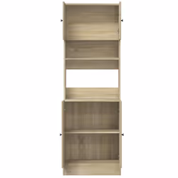 vidaXL Kitchen Cabinet Storage Unit Sideboard Tall Cupboard Engineered Wood - sonoma oak, 60 x 50 x 180 cm - Additional view 7