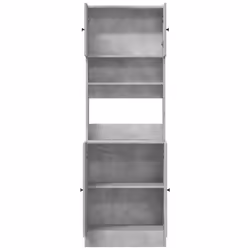 vidaXL Kitchen Cabinet Storage Unit Sideboard Tall Cupboard Engineered Wood - concrete grey, 60 x 50 x 180 cm - Additional view 7