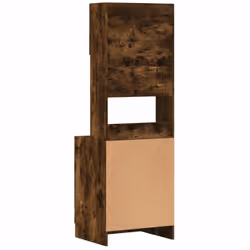 vidaXL Kitchen Cabinet Storage Unit Sideboard Tall Cupboard Engineered Wood - smoked oak, 60 x 50 x 180 cm - Additional view 5