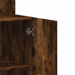 vidaXL Kitchen Cabinet Storage Unit Sideboard Tall Cupboard Engineered Wood - smoked oak, 60 x 50 x 180 cm - Additional view 8