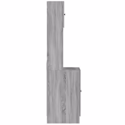 vidaXL Kitchen Cabinet Storage Unit Sideboard Tall Cupboard Engineered Wood - grey sonoma, 60 x 50 x 180 cm - Additional view 4