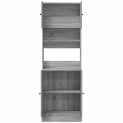 vidaXL Kitchen Cabinet Storage Unit Sideboard Tall Cupboard Engineered Wood - grey sonoma, 60 x 50 x 180 cm - Additional view 7