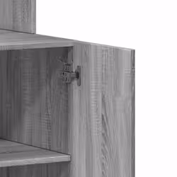 vidaXL Kitchen Cabinet Storage Unit Sideboard Tall Cupboard Engineered Wood - grey sonoma, 60 x 50 x 180 cm - Additional view 8