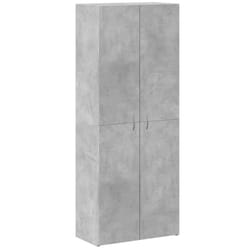 vidaXL Office Cabinet Filing Folder Organiser Storage Cabinet Engineered Wood - concrete grey
