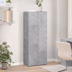 vidaXL Office Cabinet Filing Folder Organiser Storage Cabinet Engineered Wood - concrete grey
