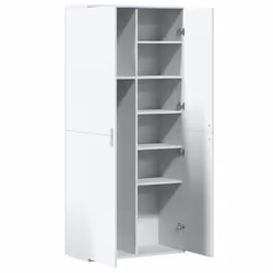 vidaXL Highboard Sideboard Side Cabinet Cupboard Brown Oak Engineered Wood - white - Additional view 5
