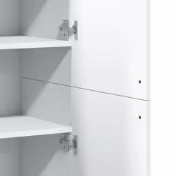 vidaXL Highboard Sideboard Side Cabinet Cupboard Brown Oak Engineered Wood - white - Additional view 7