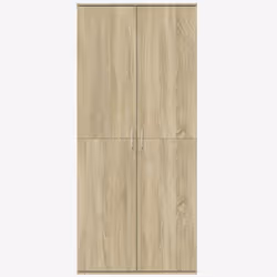 vidaXL Highboard Sideboard Side Cabinet Cupboard Brown Oak Engineered Wood - sonoma oak