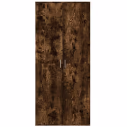 vidaXL Highboard Sideboard Side Cabinet Cupboard Brown Oak Engineered Wood - smoked oak