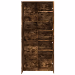 vidaXL Highboard Sideboard Side Cabinet Cupboard Brown Oak Engineered Wood - smoked oak - Additional view 6