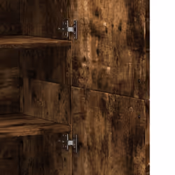 vidaXL Highboard Sideboard Side Cabinet Cupboard Brown Oak Engineered Wood - smoked oak - Additional view 7