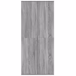 vidaXL Highboard Sideboard Side Cabinet Cupboard Brown Oak Engineered Wood - grey sonoma - Additional view 2