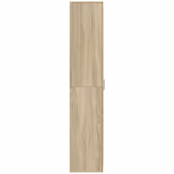 vidaXL Highboard Sideboard Cabinet Storage Cupboard Sonoma Oak Engineered Wood - sonoma oak