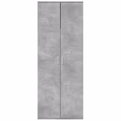 vidaXL Highboard Sideboard Cabinet Storage Cupboard Sonoma Oak Engineered Wood - concrete grey - Additional view 2