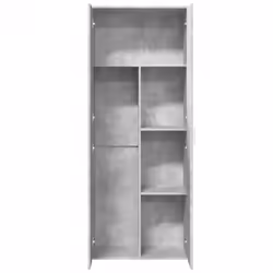 vidaXL Highboard Sideboard Cabinet Storage Cupboard Sonoma Oak Engineered Wood - concrete grey - Additional view 6