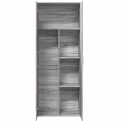 vidaXL Highboard Sideboard Cabinet Storage Cupboard Sonoma Oak Engineered Wood - grey sonoma - Additional view 6