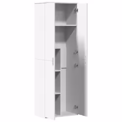 vidaXL Highboard Sideboard Side Cabinet Storage Cupboard White Engineered Wood - Additional view 5