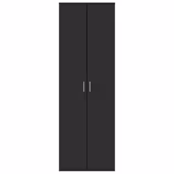 vidaXL Highboard Sideboard Side Cabinet Storage Cupboard Black Engineered Wood