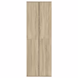 vidaXL Highboard Sideboard Cabinet Storage Cupboard Sonoma Oak Engineered Wood