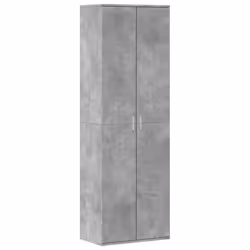 vidaXL Highboard Sideboard Cabinet Side Cupboard Concrete Grey Engineered Wood