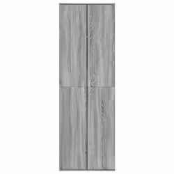 vidaXL Highboard Sideboard Cabinet Side Cupboard Grey Sonoma Engineered Wood